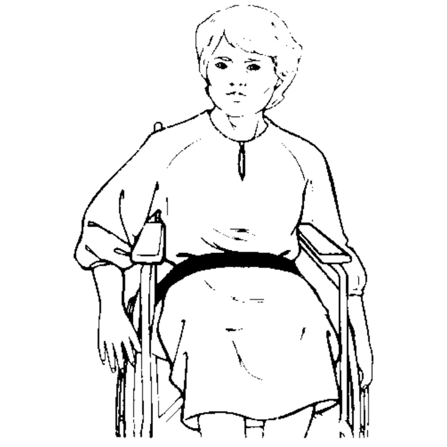 BELT, WHEELCHAIR ECON 5040