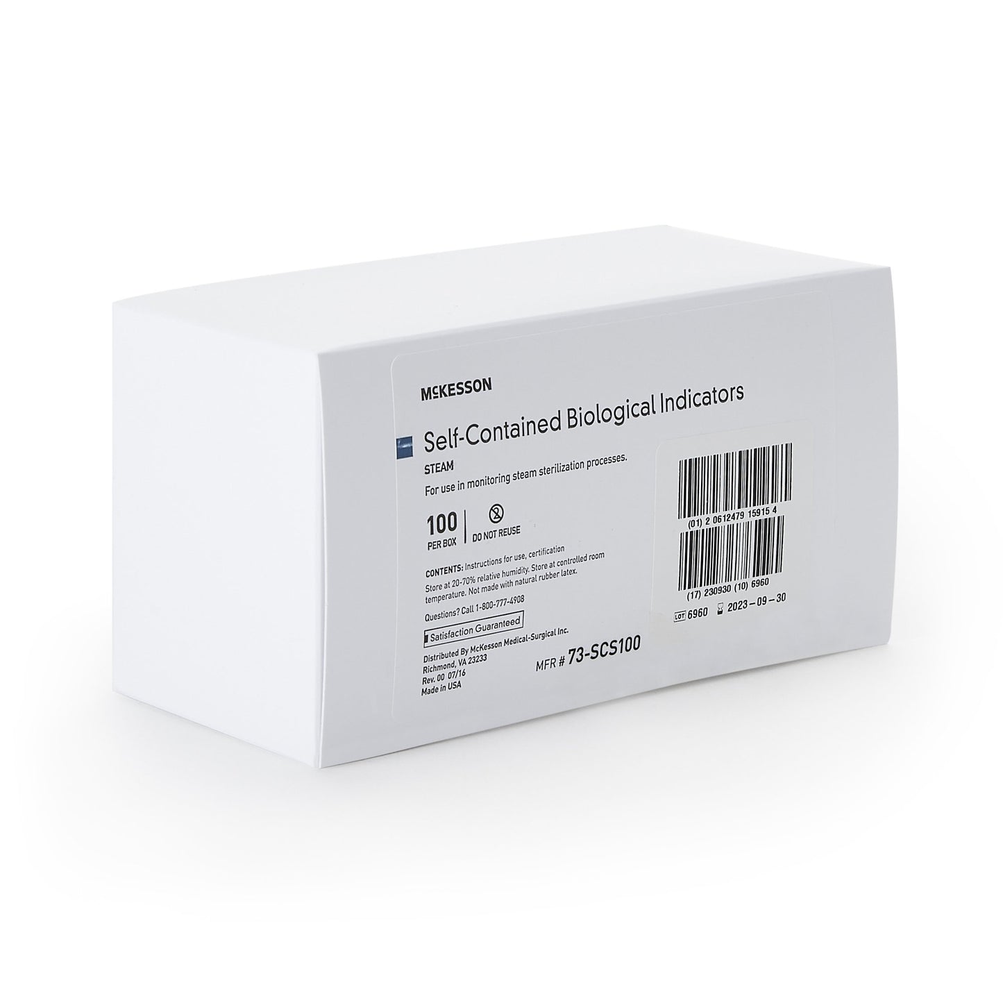 INDICATOR, BIOLOGICAL STEAM SLF-CONTAIN(100/BX 4BX