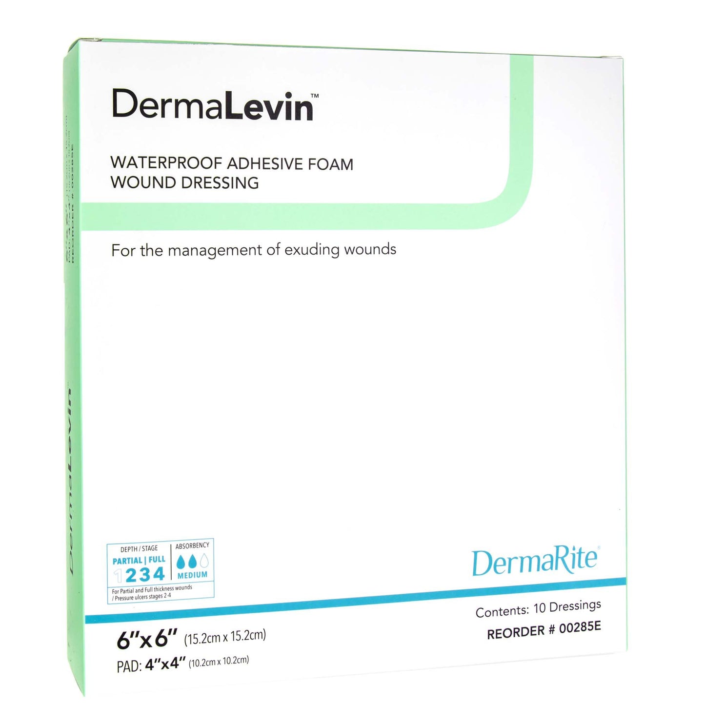 DRESSING, DERMAVIEW 6"X6" (10/BX)