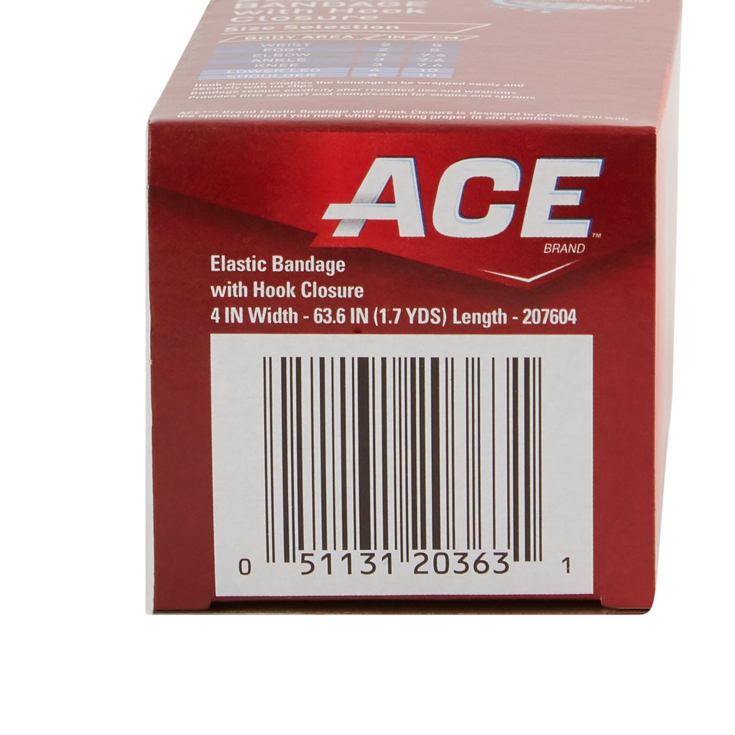 BANDAGE, ACE VELCRO HOOK/LOOP BANDAGE 4" (72/CS)
