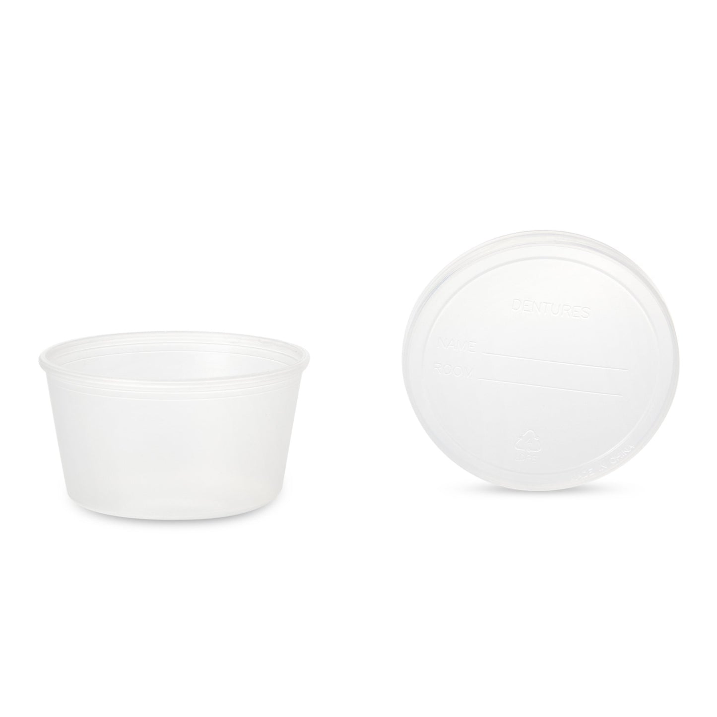 CUP, DENTURE CLR (25/BG 10BG/CS)