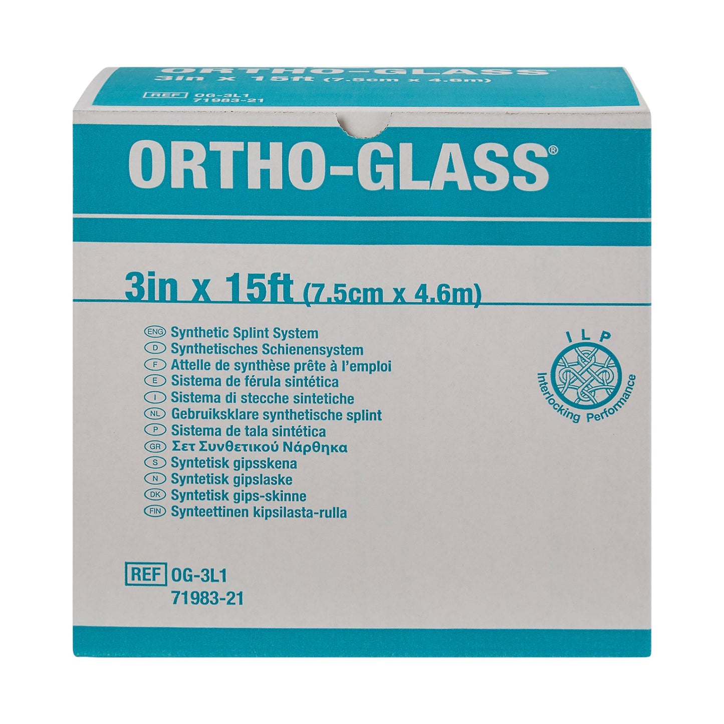 ROLL, SPLINT ORTHOGLASS 3"X15'(2/CS)