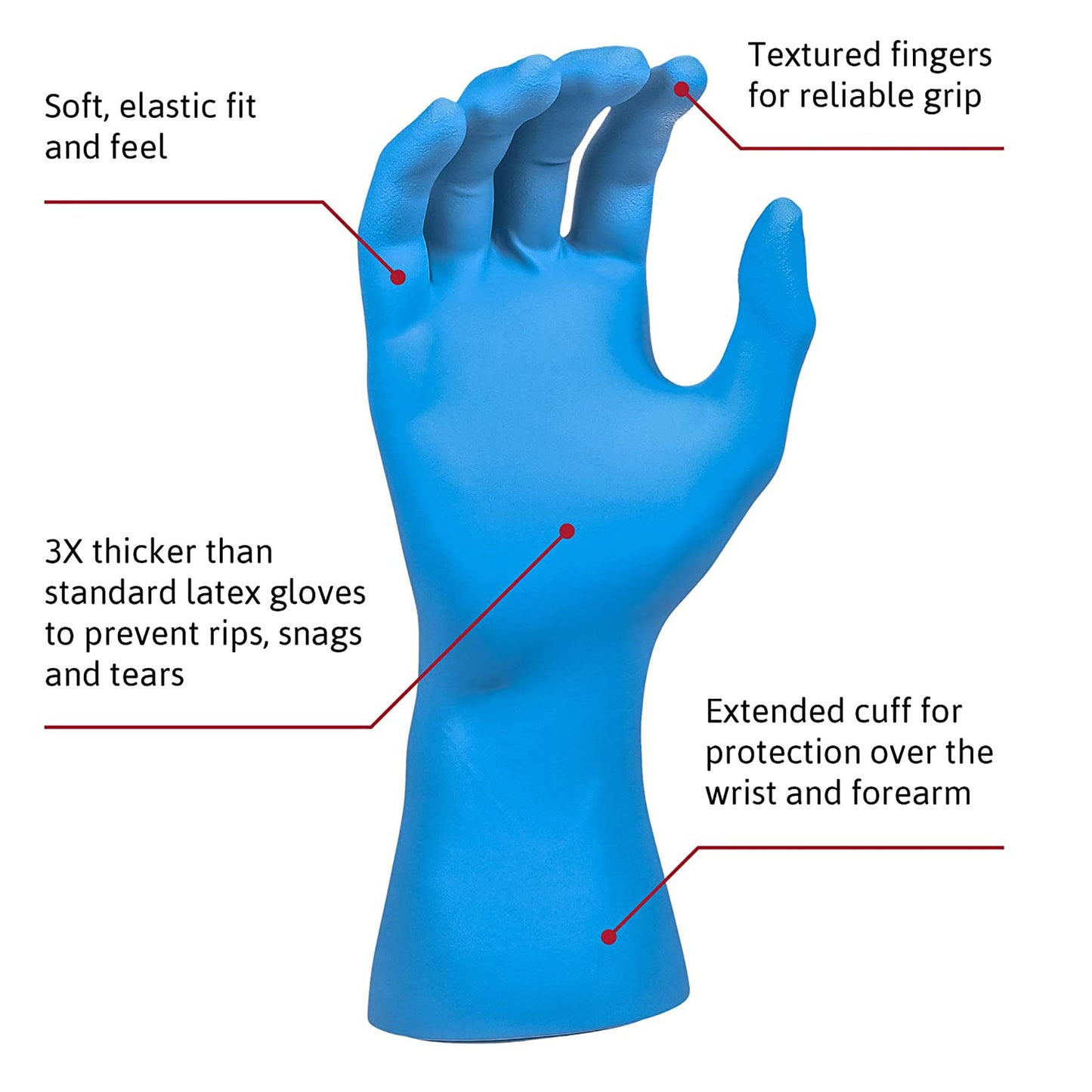 GLOVE, EXAM LTX LG N/S EXTCF (50/BX 10BX/CS)