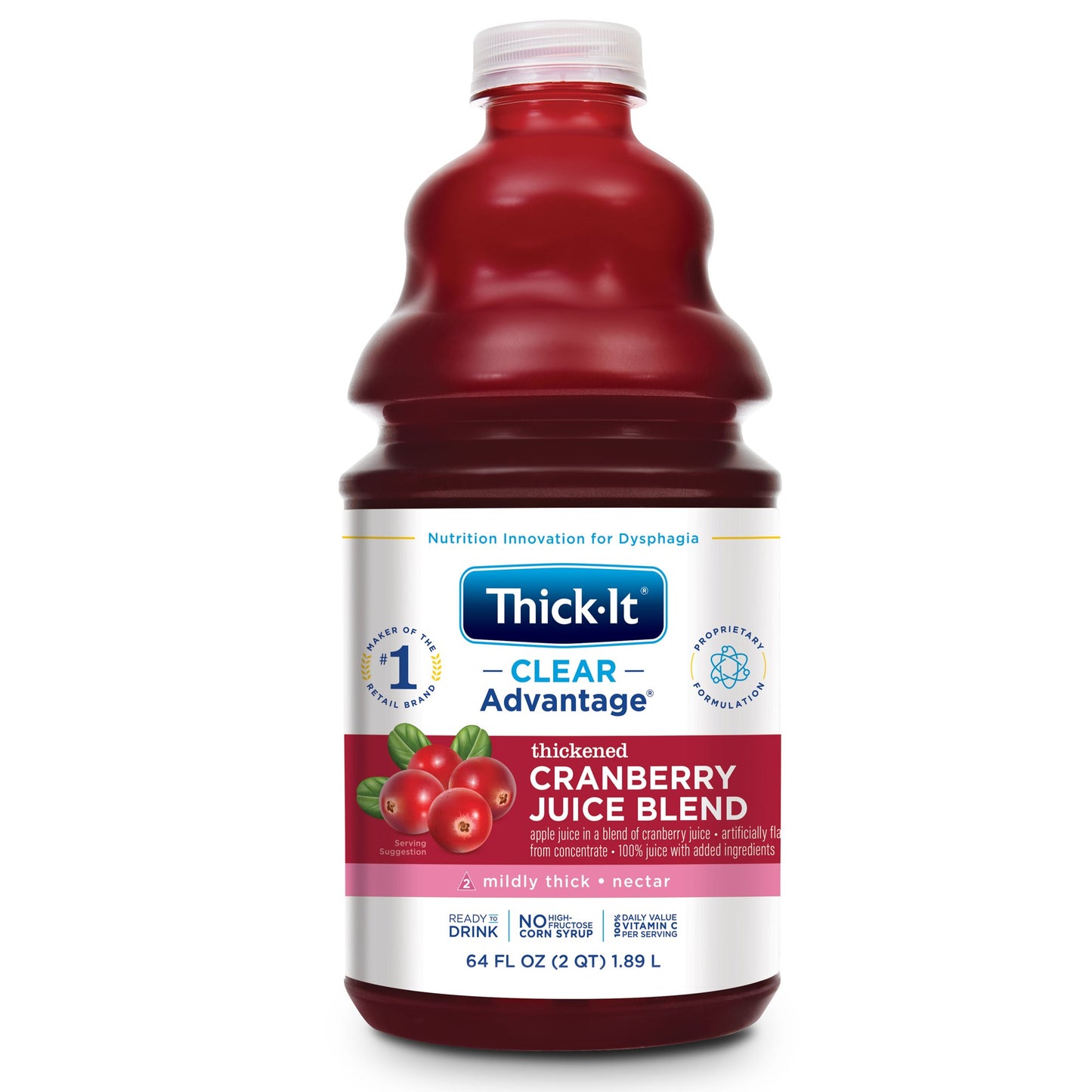 AQUACARE, FOOD THCK H20 CRANBERRY/NECTAR 64OZ (4/C