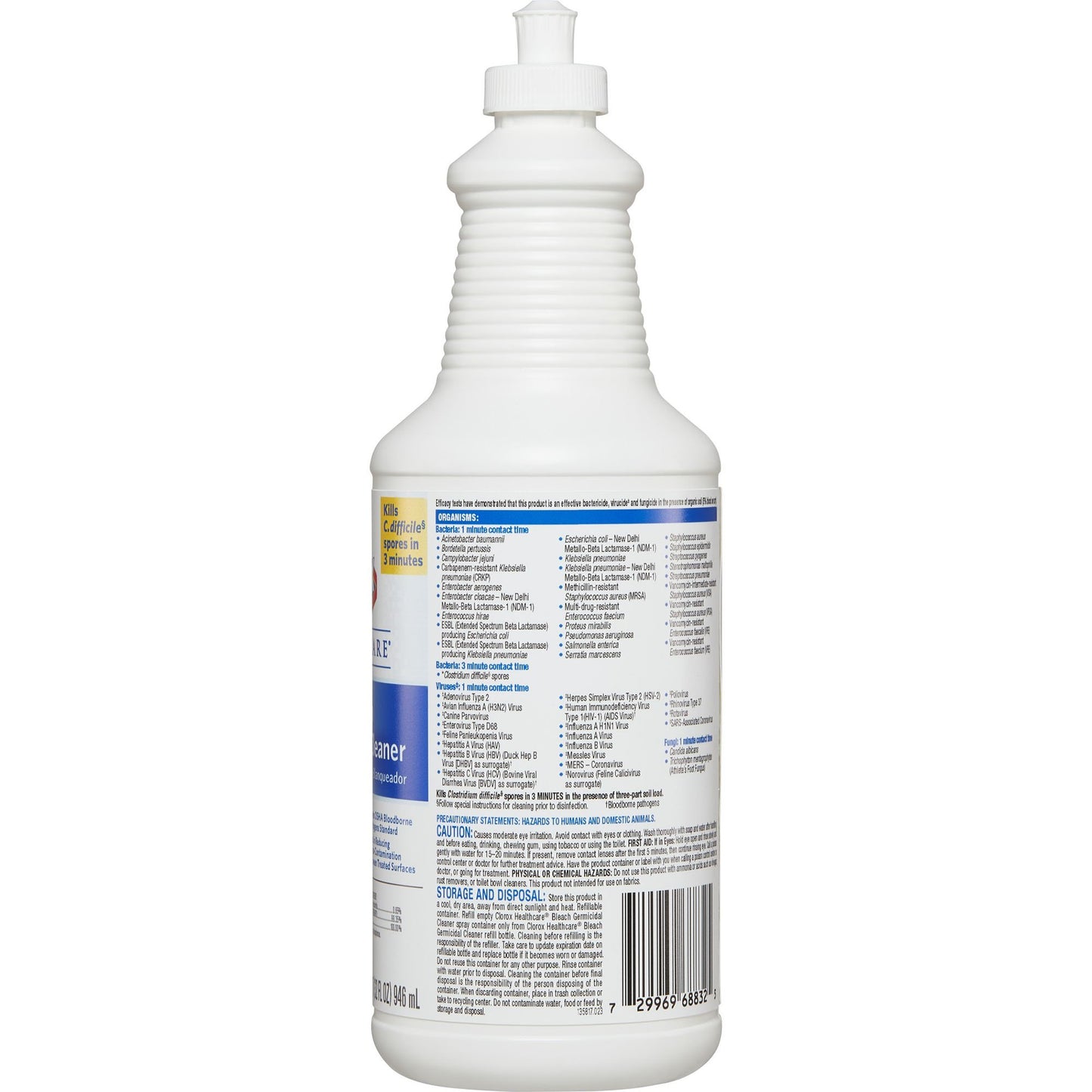 CLEANER, CLOROX DISPATCH DISINF PUSH/PULL 32OZ (6/CS) SALFLD