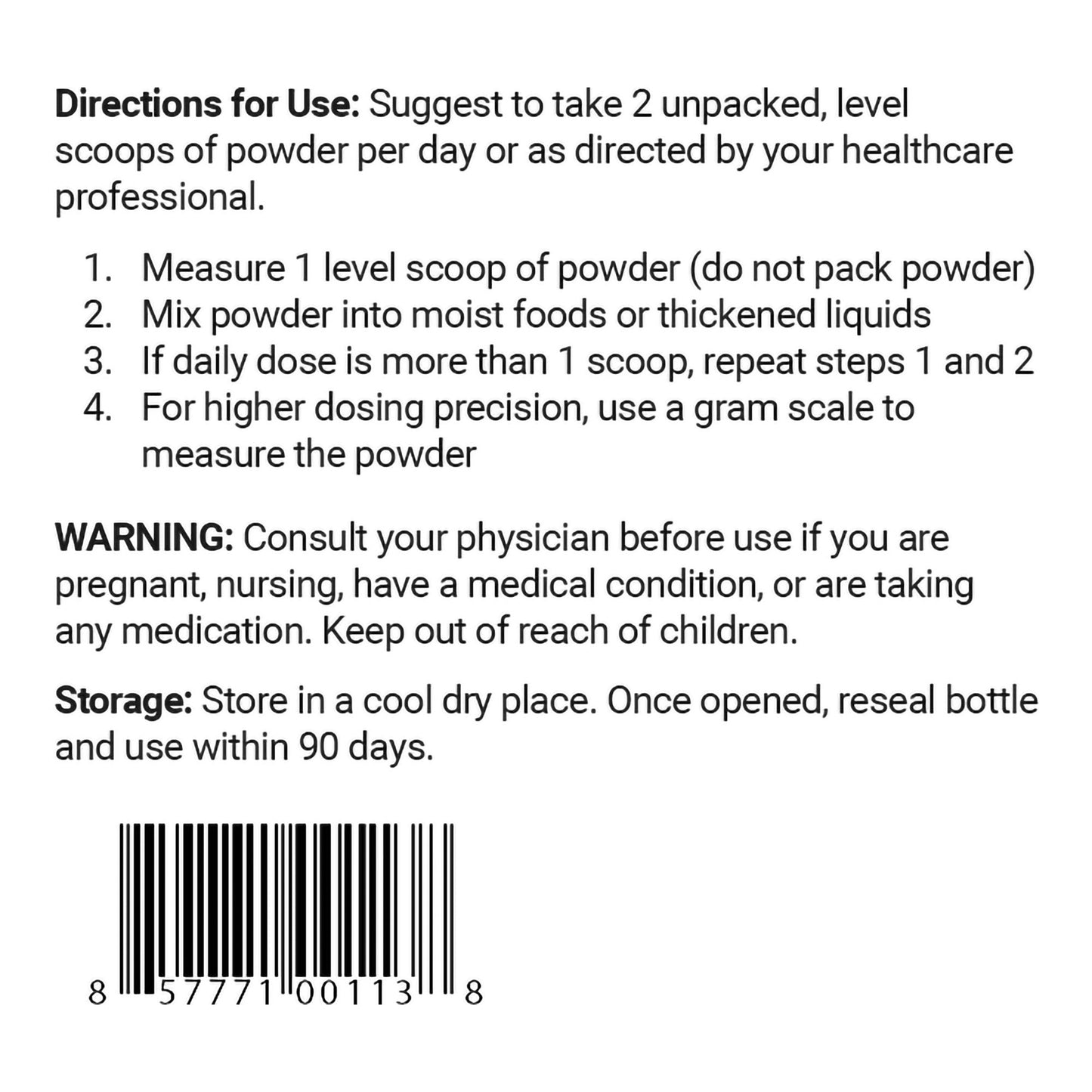 SUPPLEMENT, NANOVM PED 1-3 YRS