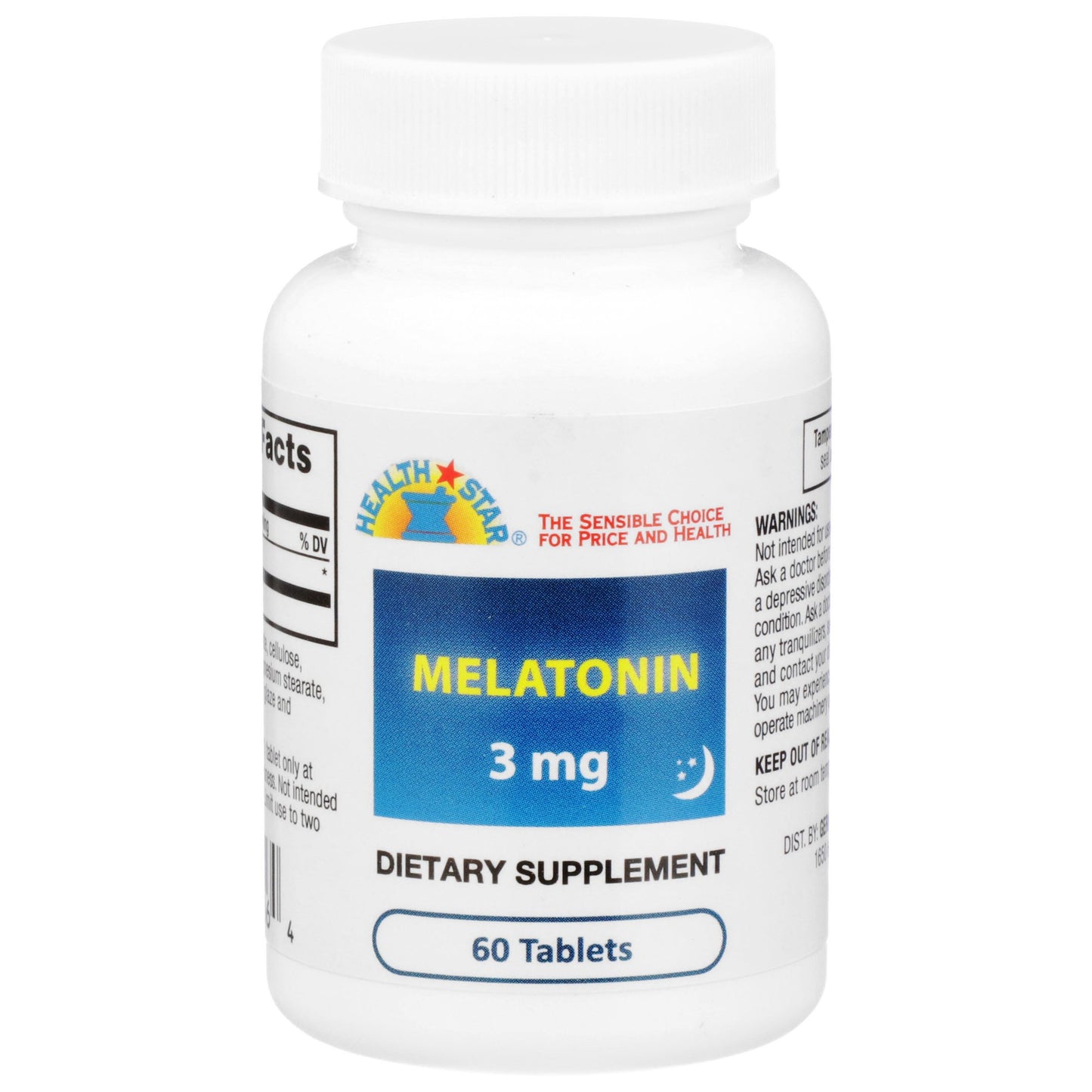 MELATONIN, TAB 3MG (60/BT 12BT/CS)