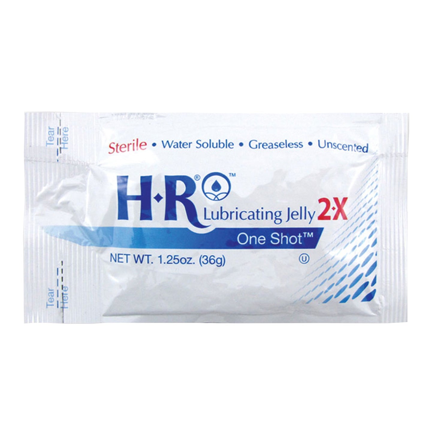 LUBRICATING JELLY, ONE SHOT 1.25OZ (48/BX 6BX/CS)