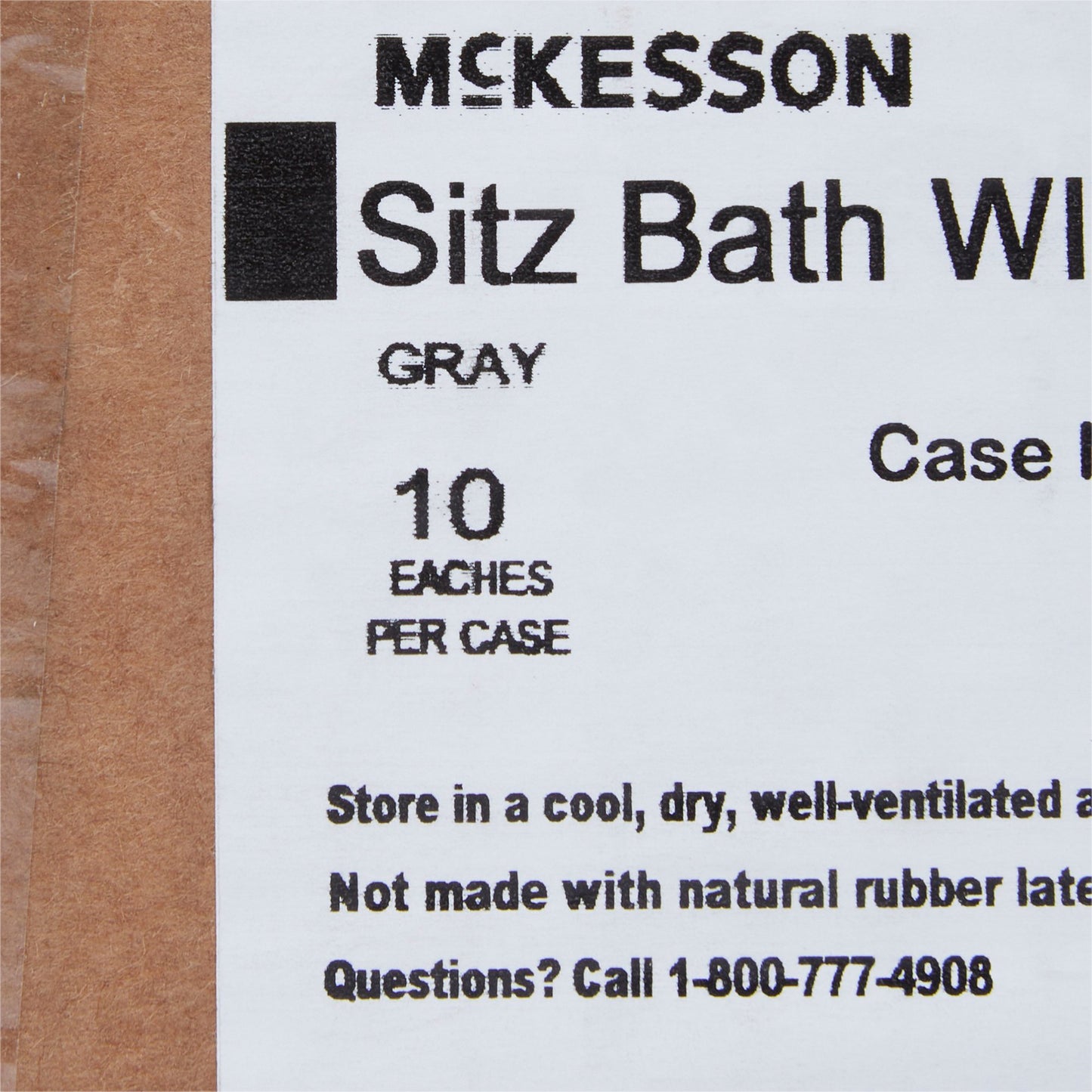 SITZ BATH, GRAPHITE (10/CS)