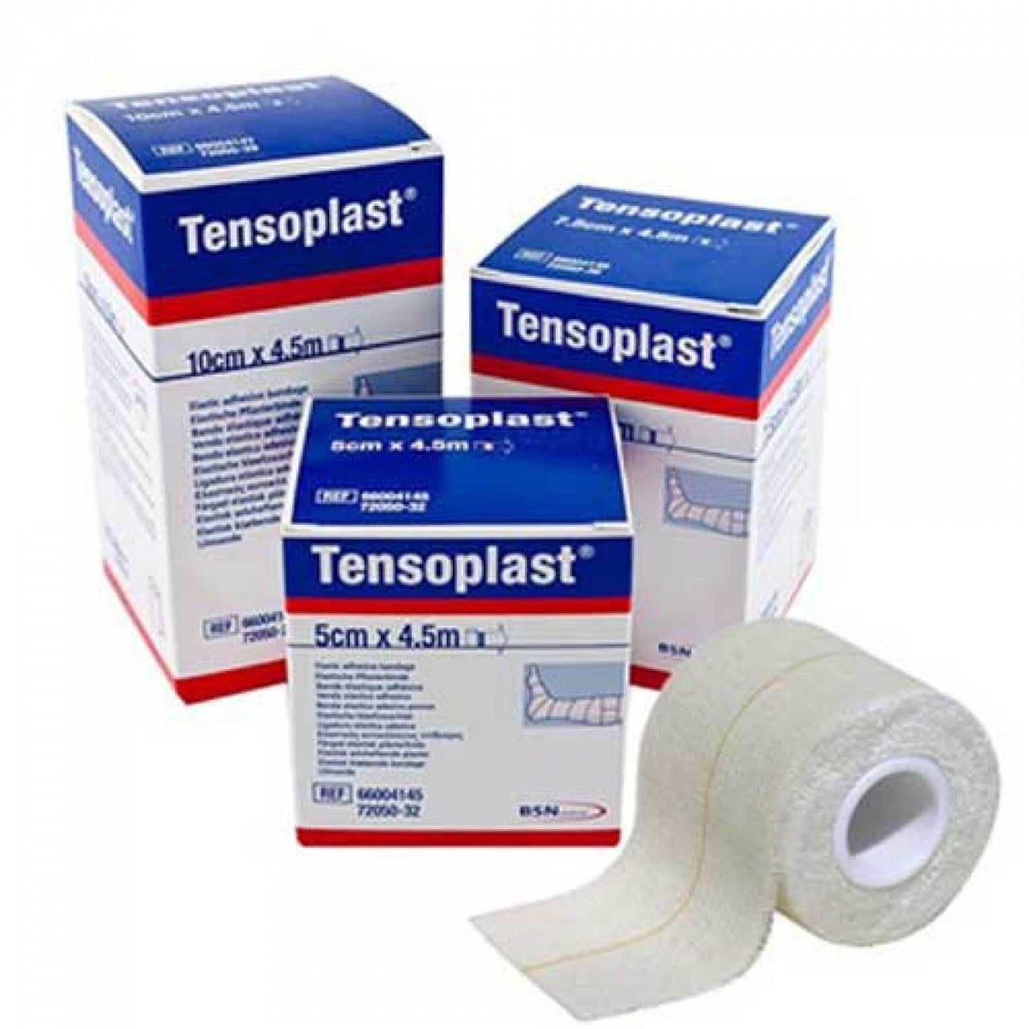 BANDAGE, ELAS ADHSV TENSOPLASTWHT 4"X5YDS (36/CS)