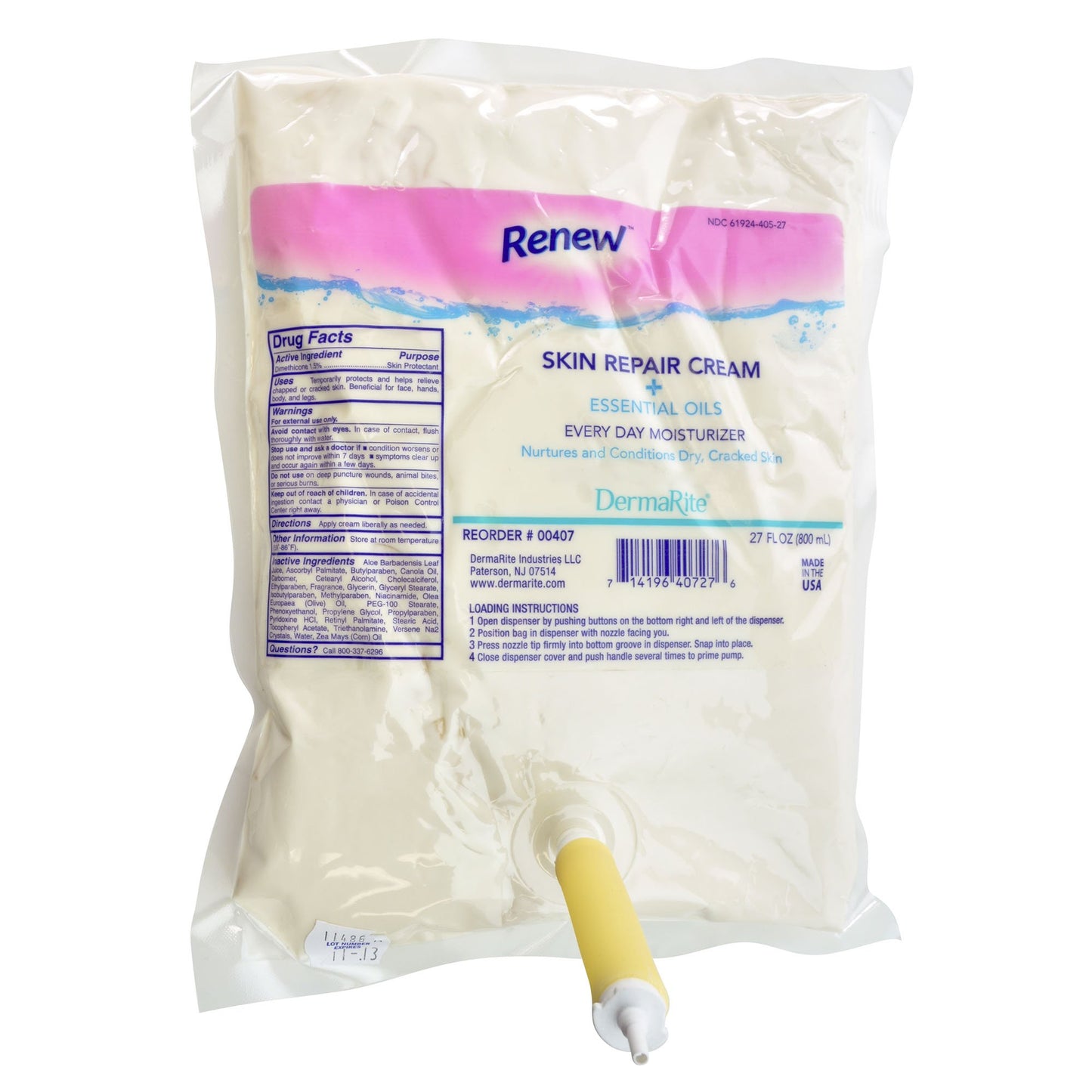 CREAM, SKIN REPAIR RENEW 800ML(12/CS)