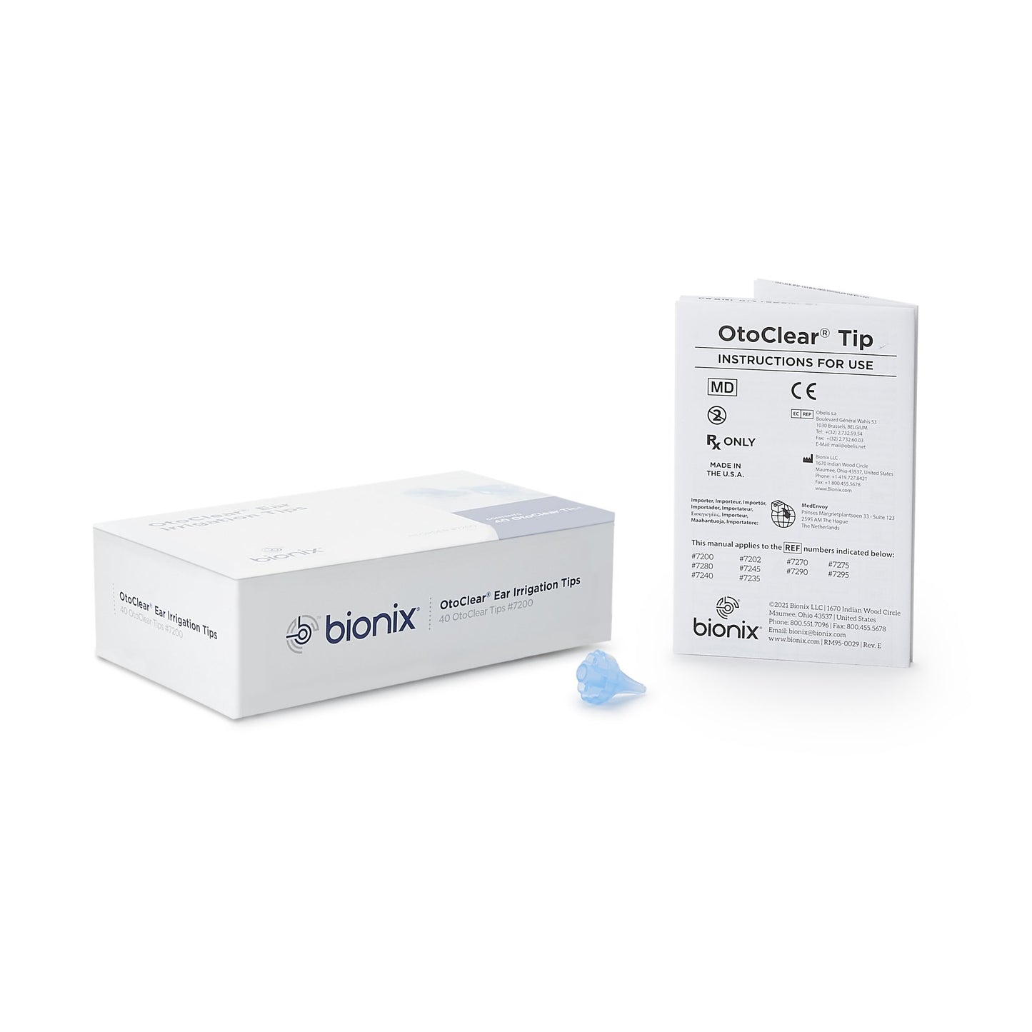 TIP, IRRIG OTOCLEAR (40/BX)