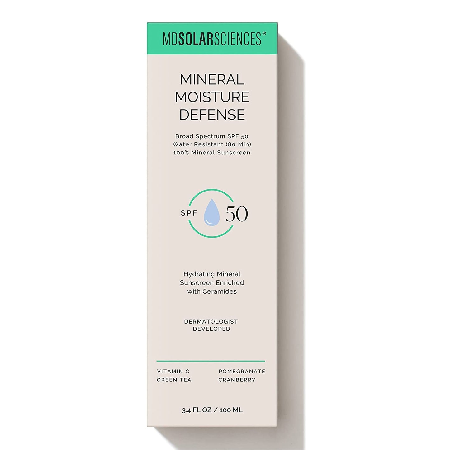 SUNSCREEN, SPF 50 MIN MOISTUREDEFENSE 3.4OZ (6/PK 8PK/CS)