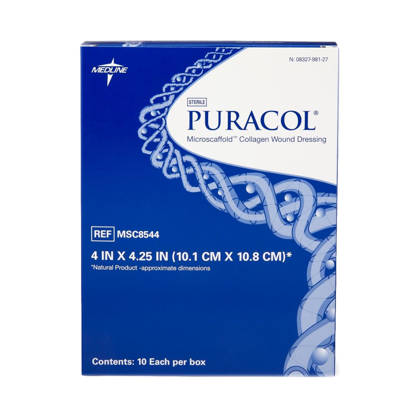 DRESSING, WOUND PURACOL COLLAGEN 4X4 1/4 (10/BX 5BX/CS)