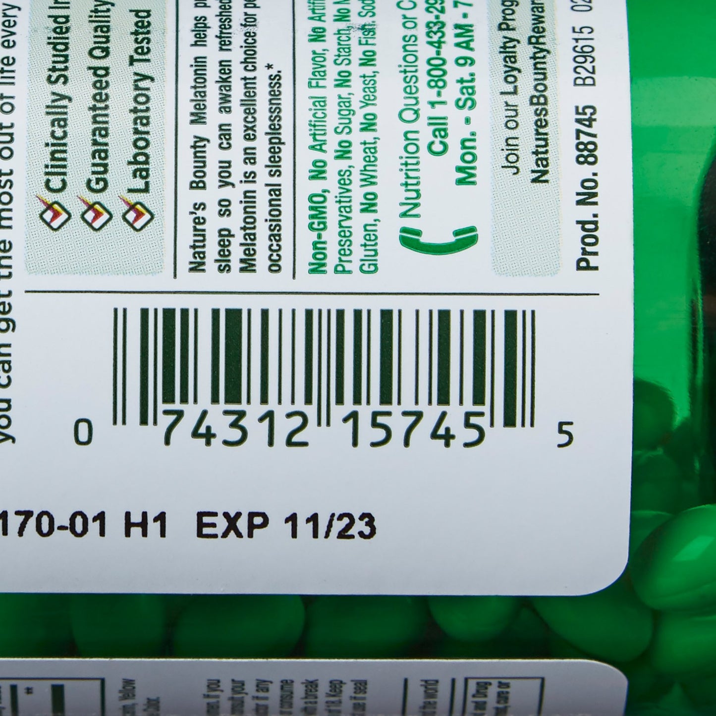MELATONIN, SOFT GEL 5MG (90/BT)