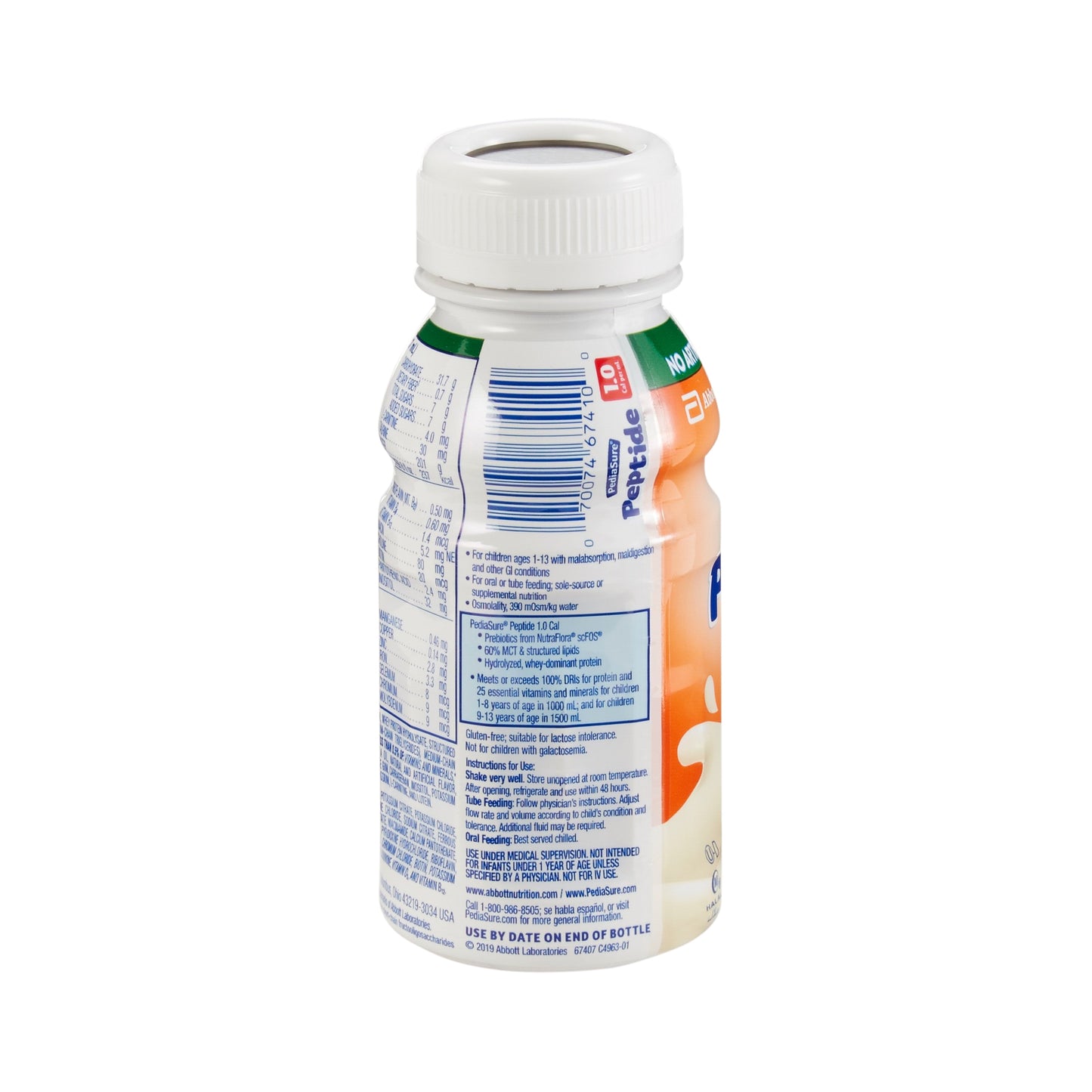PEDIASURE, PEPTIDE VANILLA 1CAL 8OZ (24/CS)