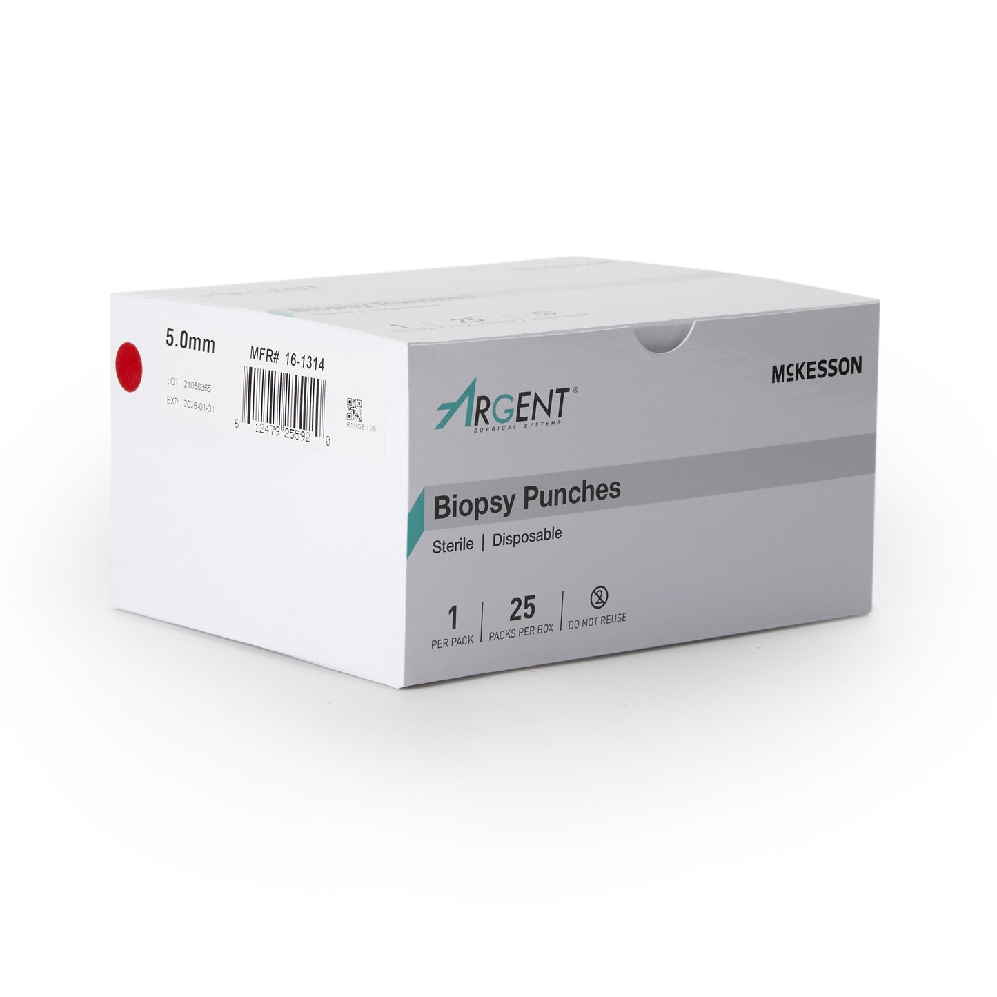 PUNCH, BIOPSY DISP STR 5MM (25BX 4BX/CS)