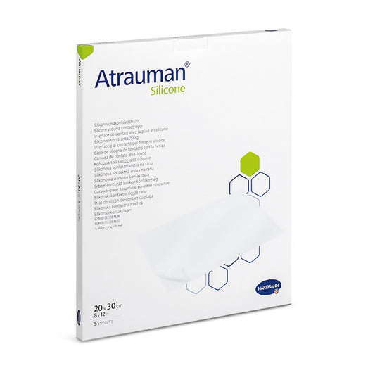 DRESSING, WOUND ATRAUMAN SILICONE COATED 8"X12" (5/BX)