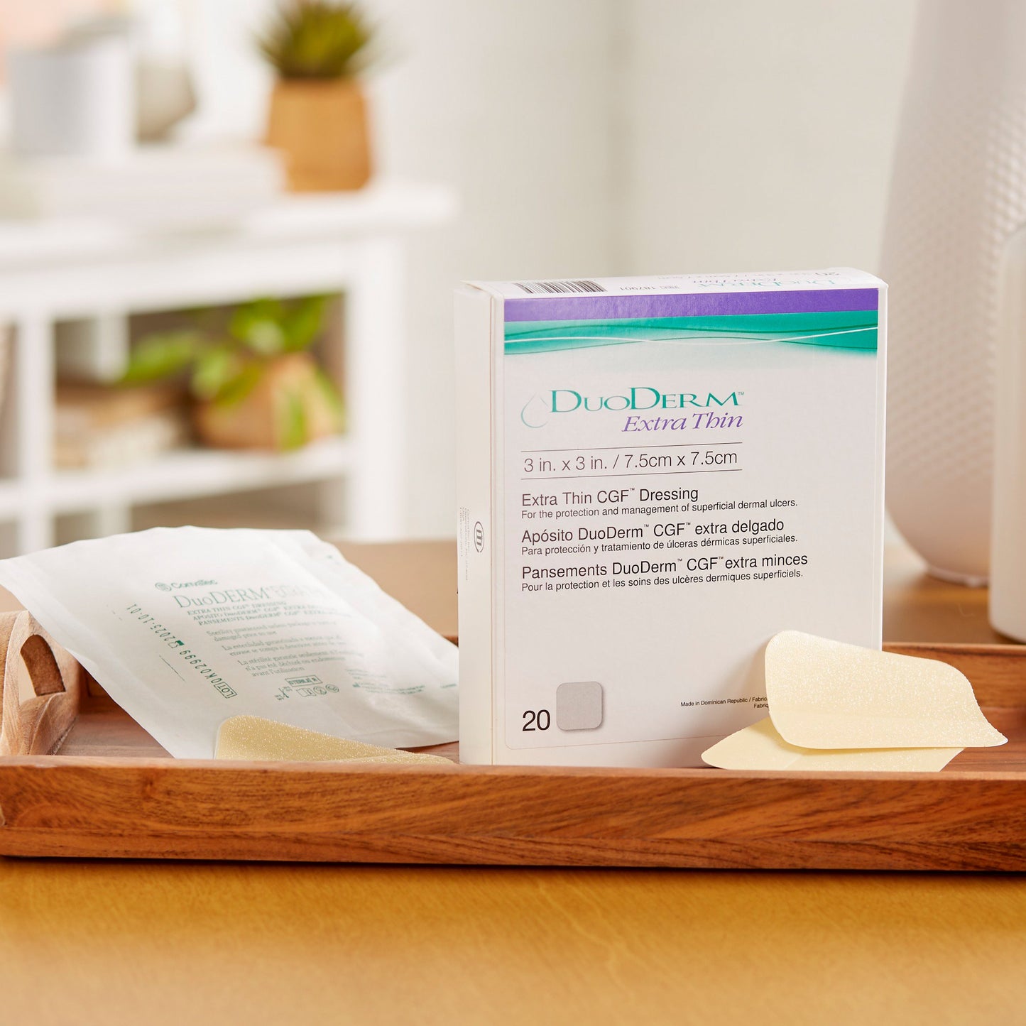 DRESSING, DUODERM CGF STR 3"X3" (20/BX)