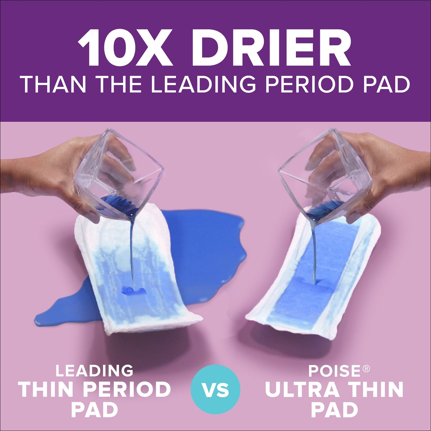 PAD, INCONT POISE ULTRA THIN (36/PK 2PK/CS)