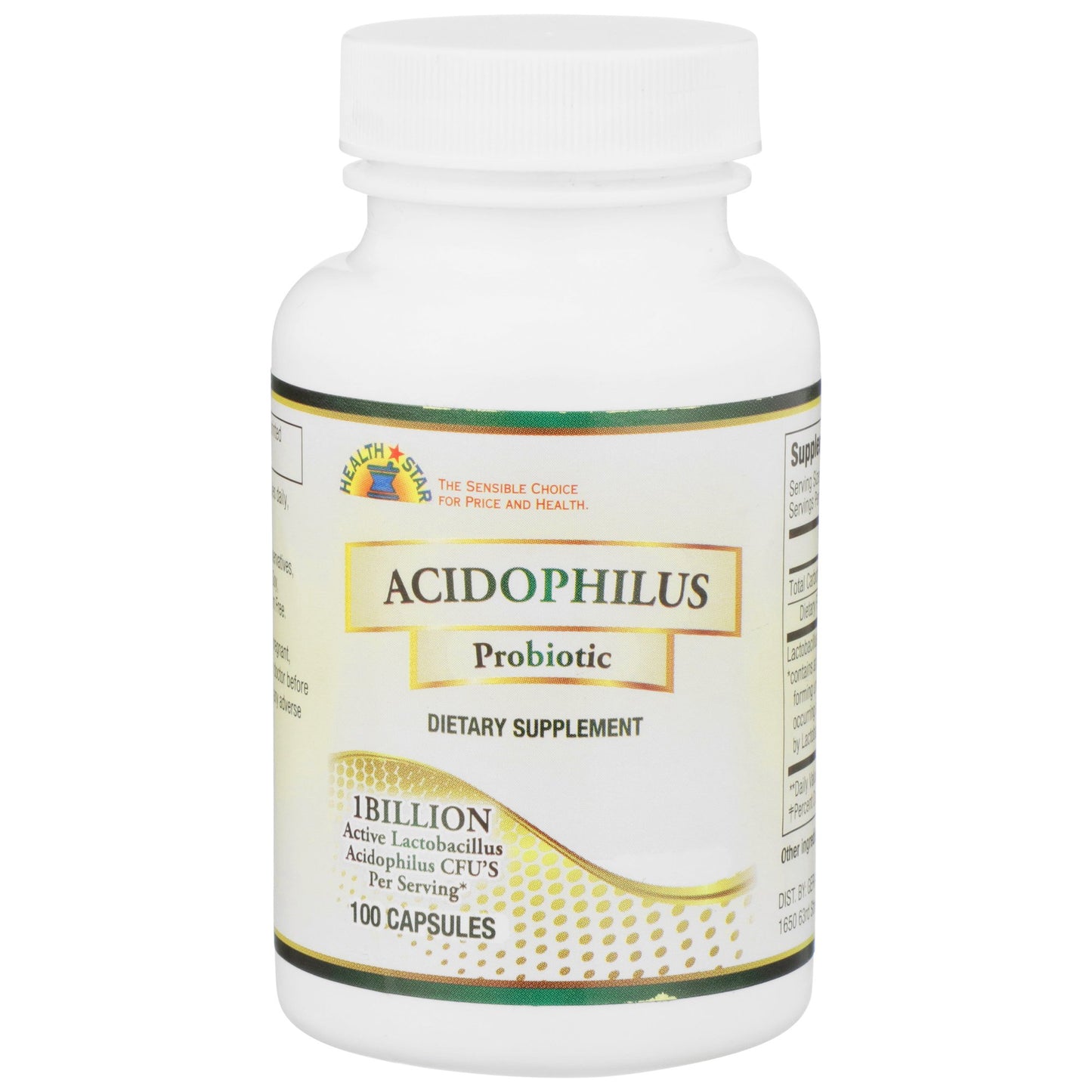 ACIDOPHILUS, CAP XS (100/BT 12BT/CS)