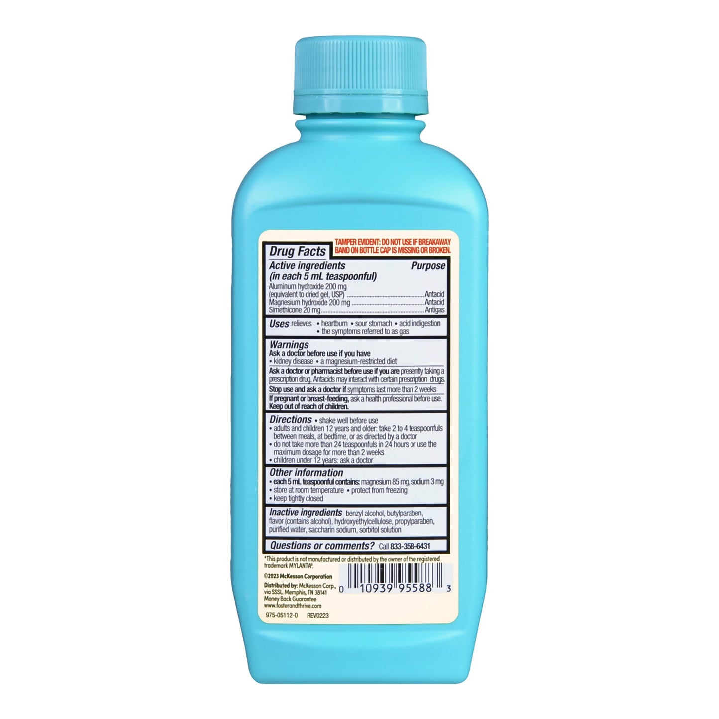 ANTACID, LIQ FT ANTI-GAS ORIG 12OZ