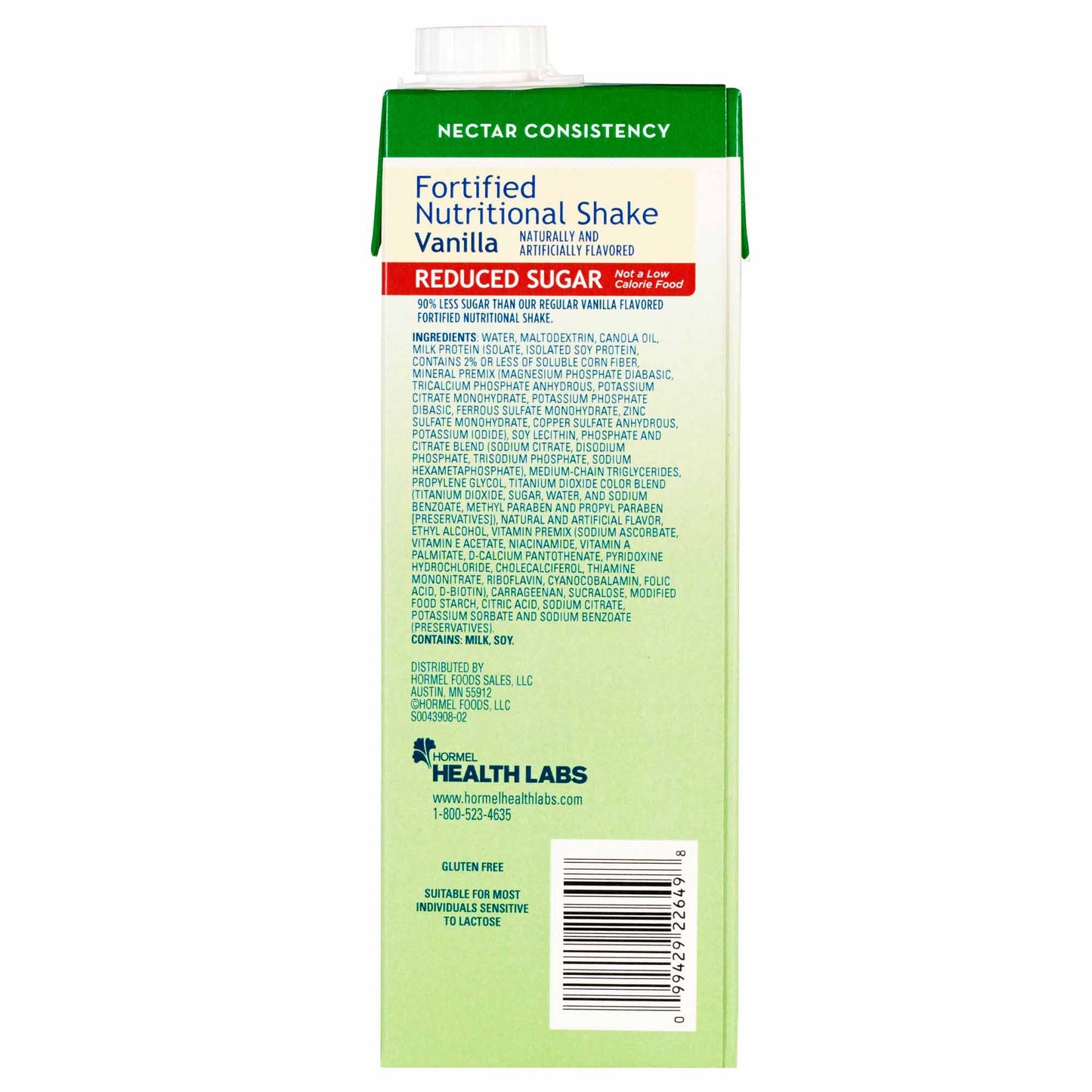 MED PASS, VANILLA 32OZ (12/CS)NO SUGAR ADDED