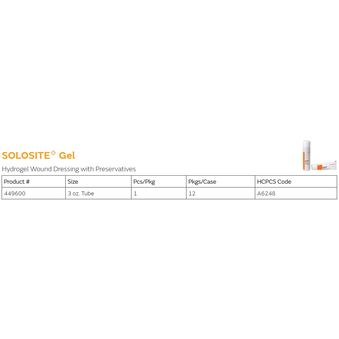 GEL, WND SOLOSITE TU 3OZ