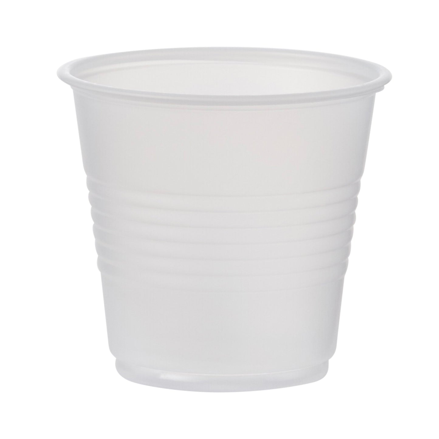 CUP, GALAXY PLAS TRANS RIBBD 3.5OZ (100/SL 25SL/CS)