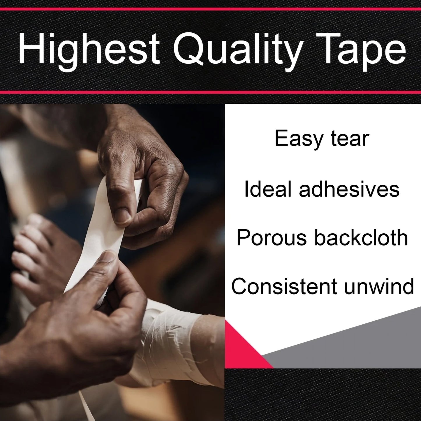TAPE, ATHLETIC POROUS ADH CTN LF WHT 1"X15YDS (48RL/CS)