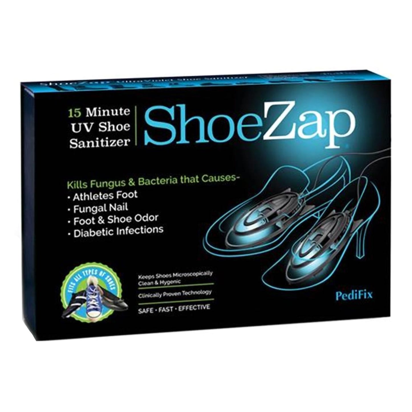 SANITIZER, SHOEZAP ULTRAVIOLET(10/CS)