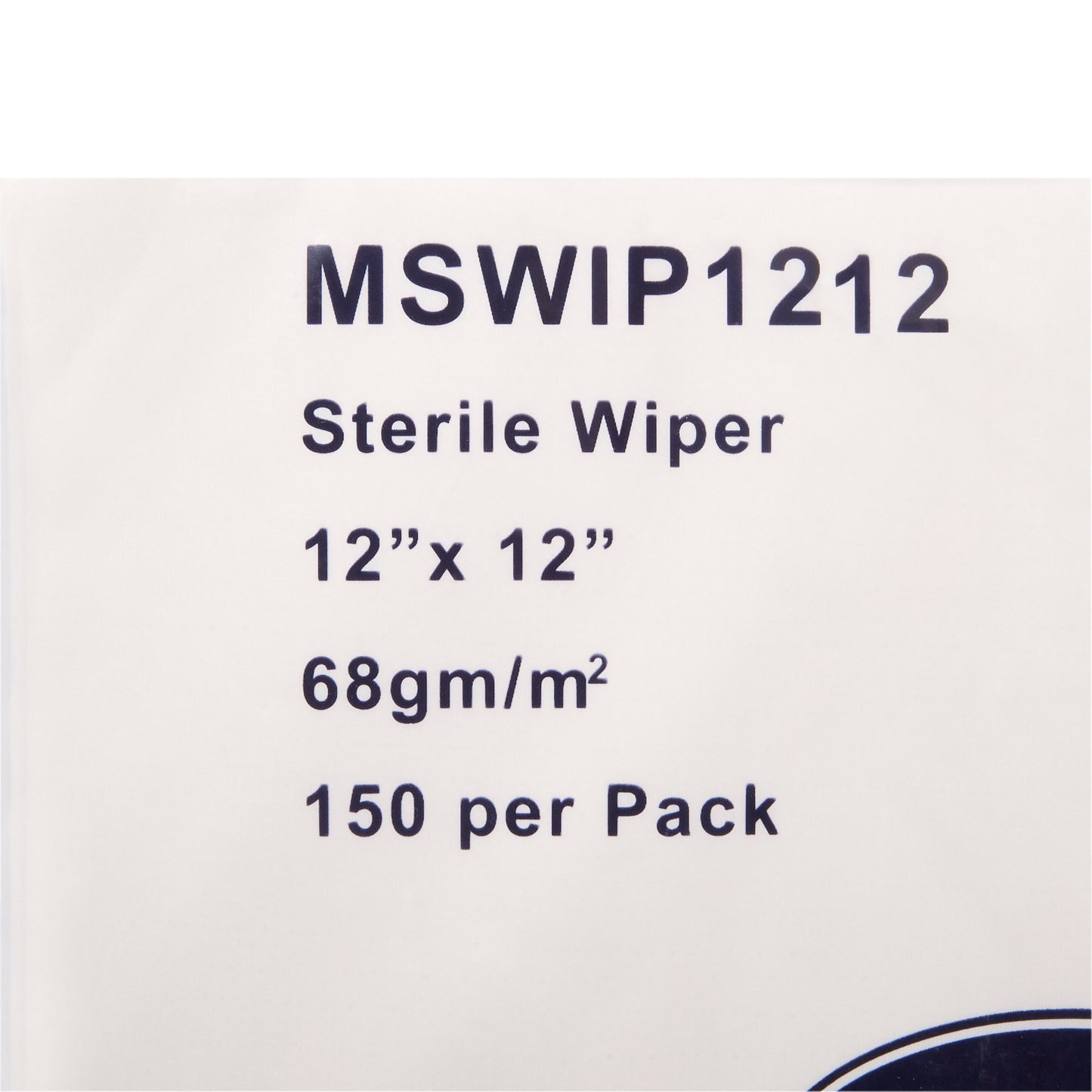 WIPE, DRY SURFACE LINT FREE STR 12"X12" (150/PK 8PK/CS)