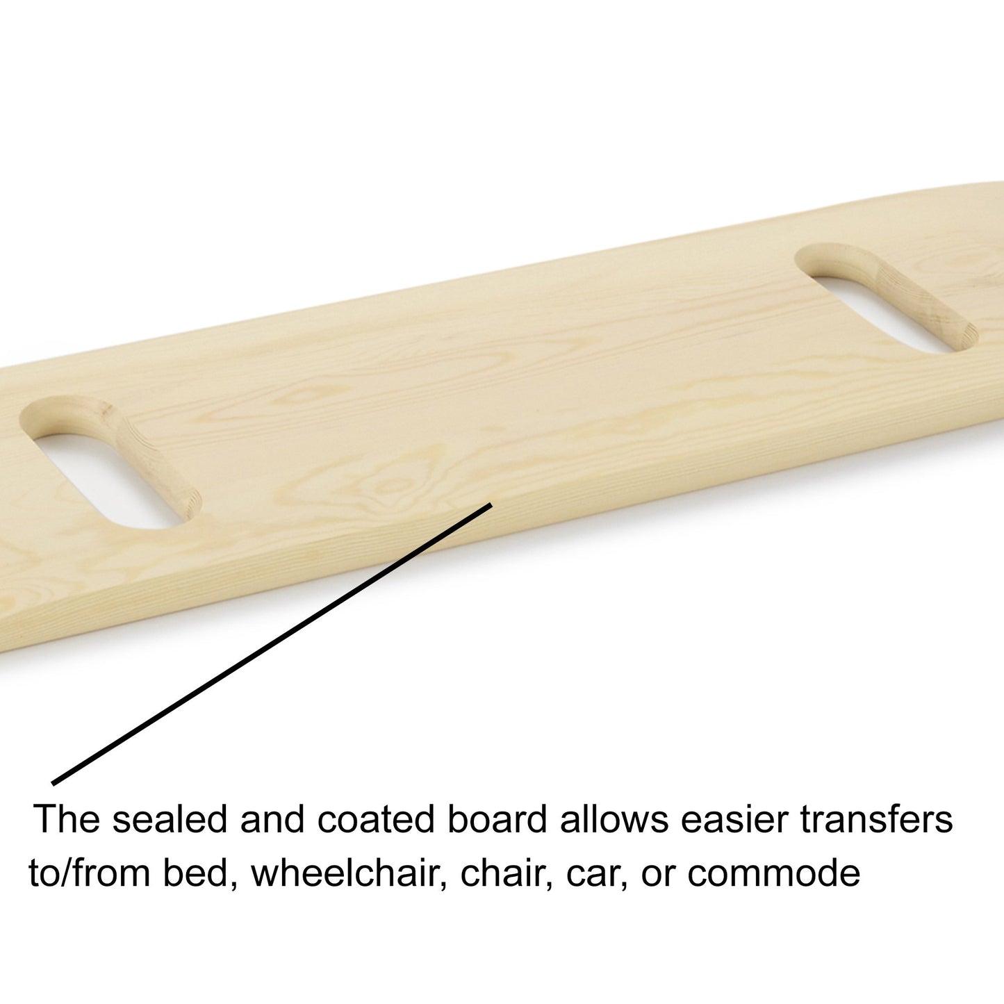 BOARD, TRANSFER 2CUTOUTS WOOD 8X30"