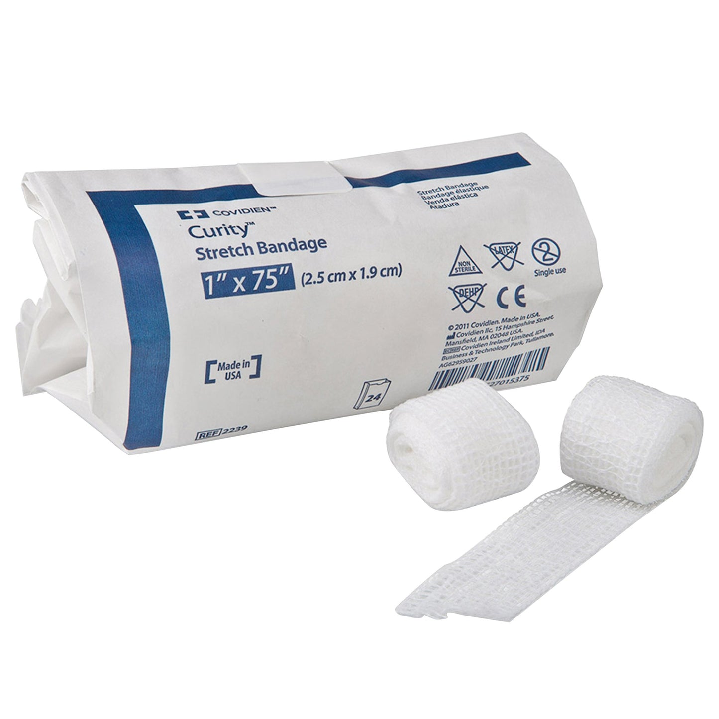 BANDAGE, GAUZE STRETCH 1"X4.1YDS (24/BG)
