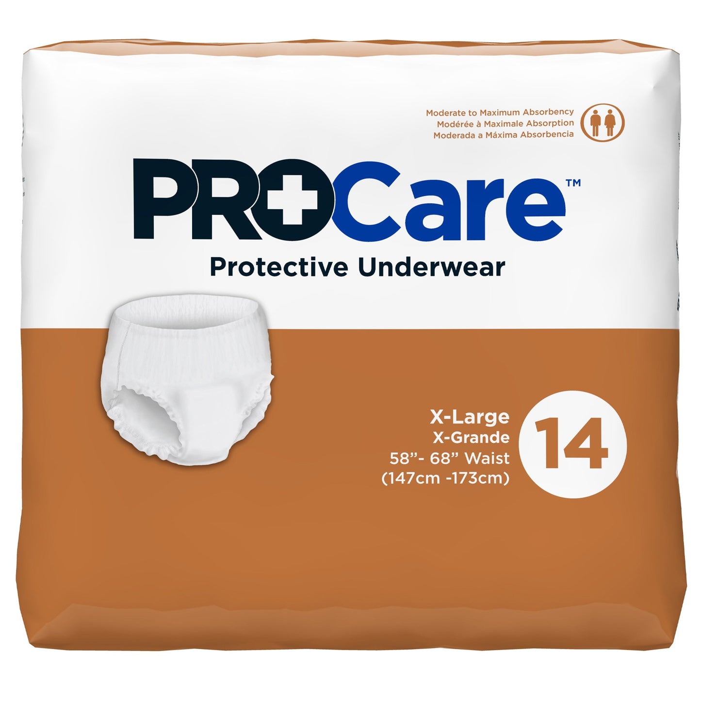 UNDERWEAR, PROTECTIVE PROCARE XLG SZ58"-68" (14/BG 4BG/CS)