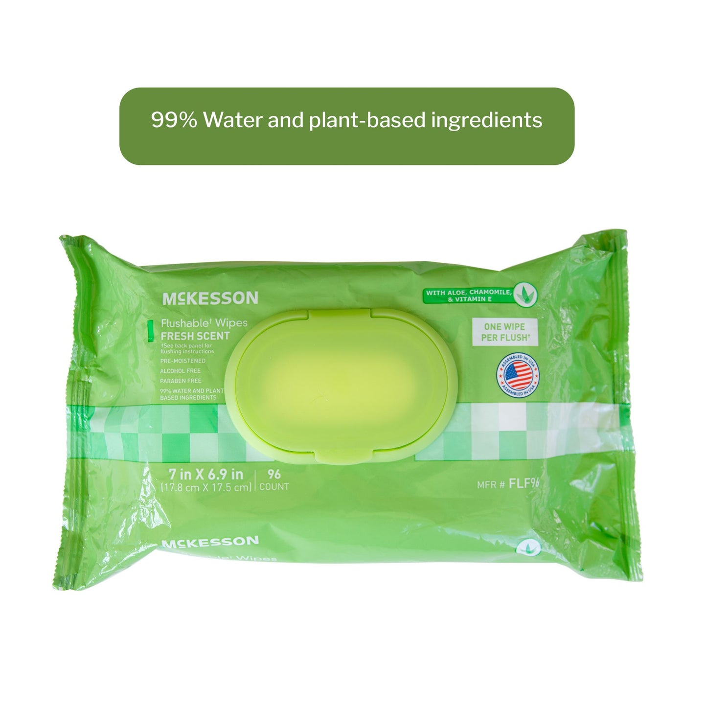 WIPE, WET FLUSHABLE SCENTED SFT PK W/LID (96/PK 6PK/CS)