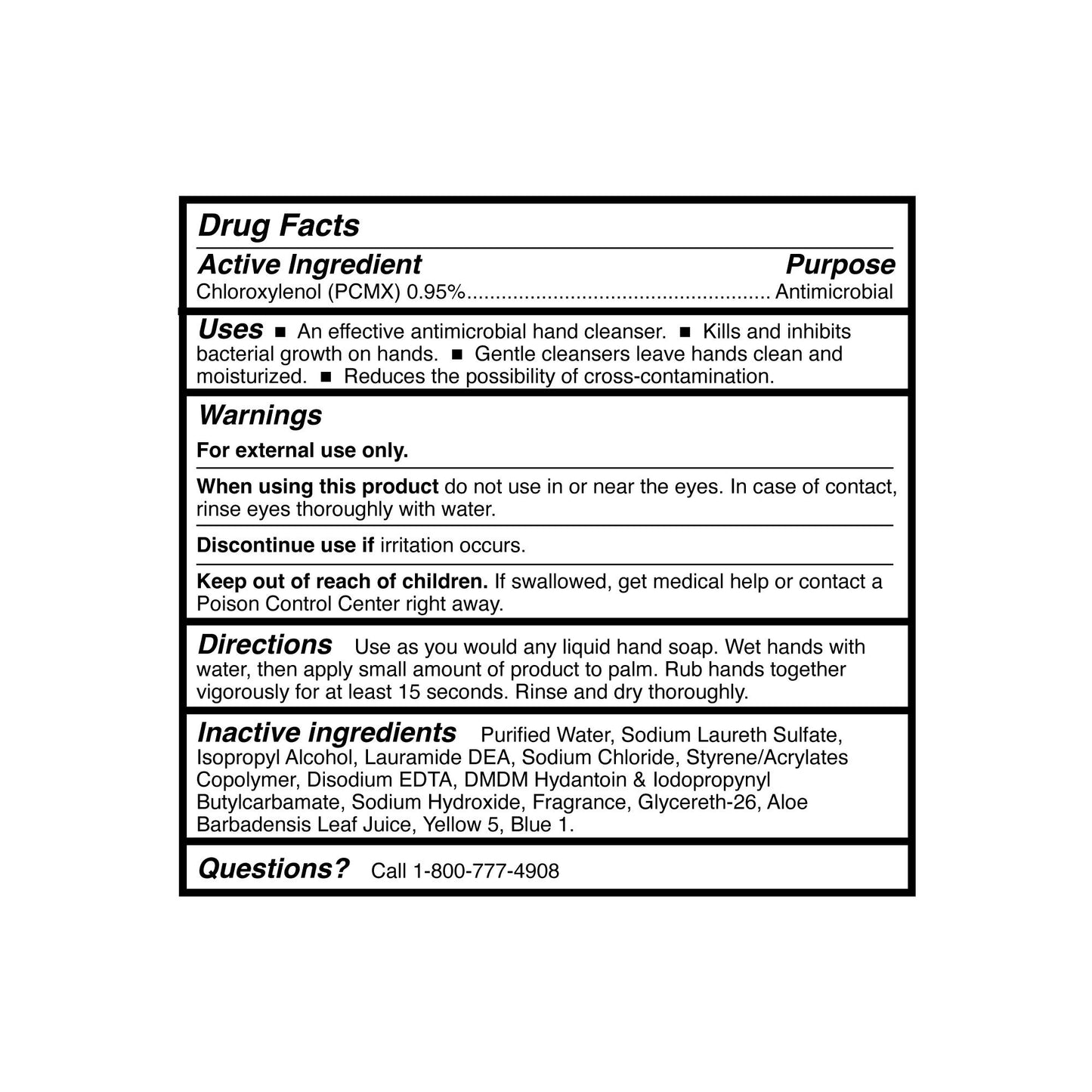 SOAP, ANTIMICRO LOTION ALOE W/PUMP 18OZ (12/CS)