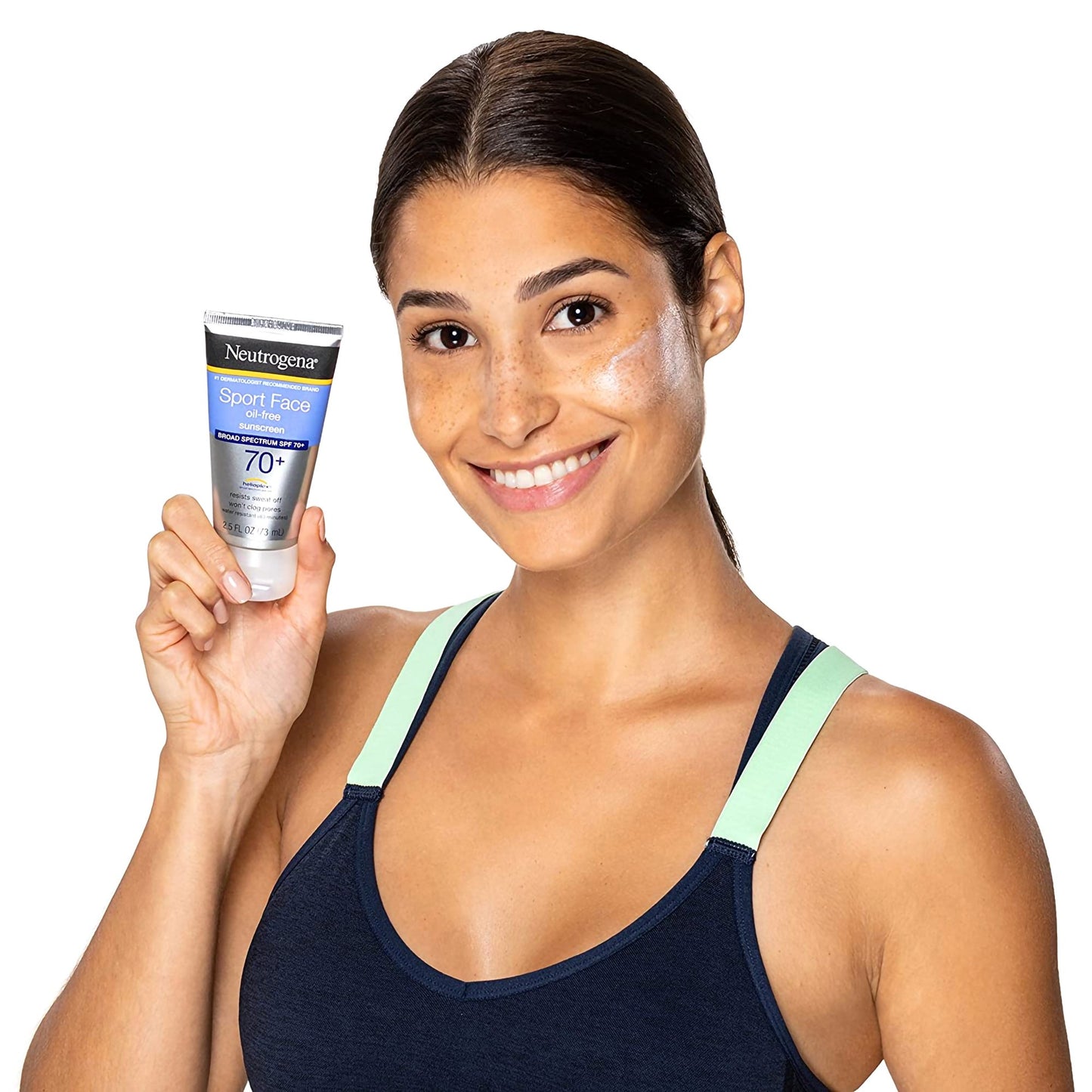 SUNSCREEN, LOT NEUTROGENA SPORT FACE OIL-FREE SPF70+ 2.5OZ