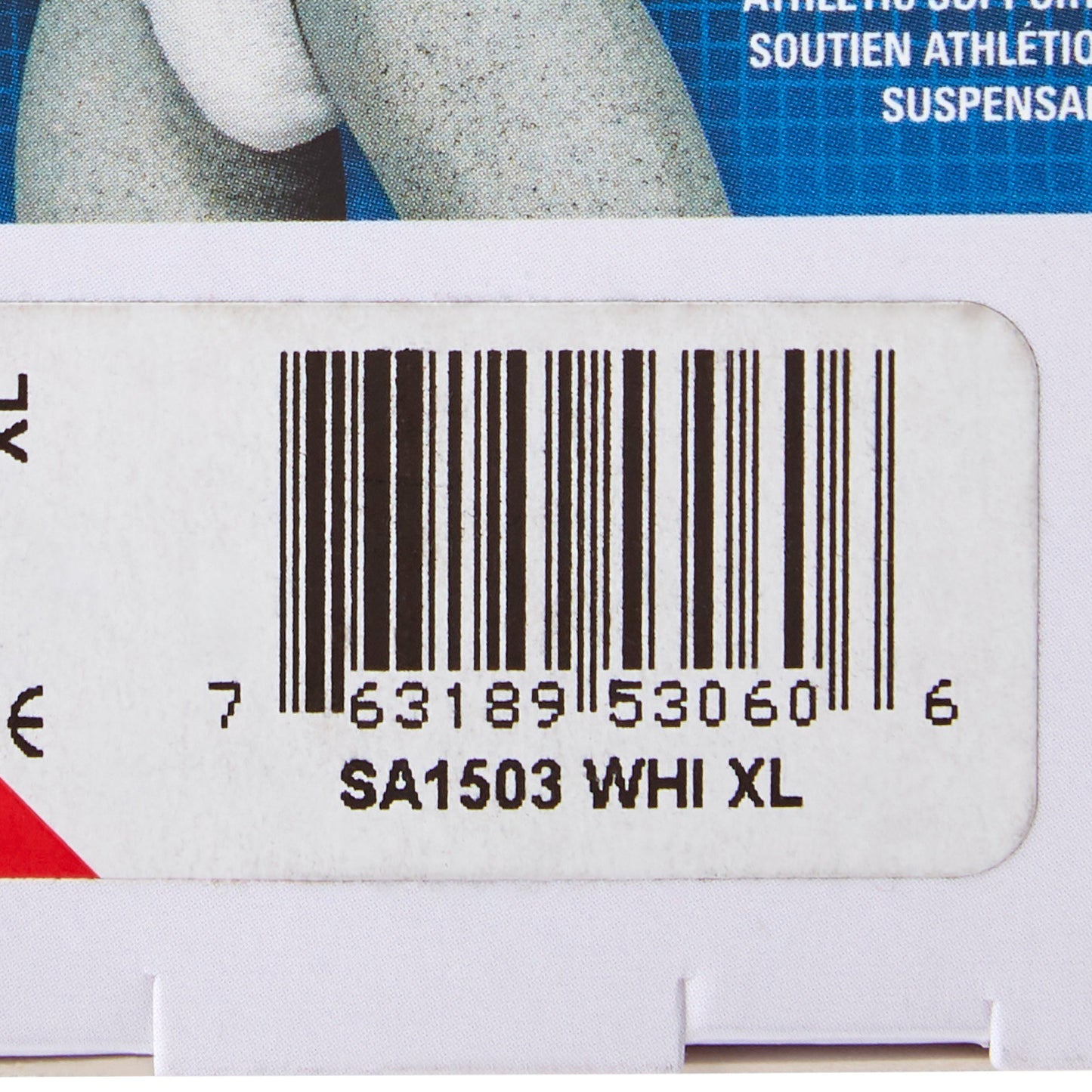 SUPPORT, ATHLETIC 3" BAND XLG WHT
