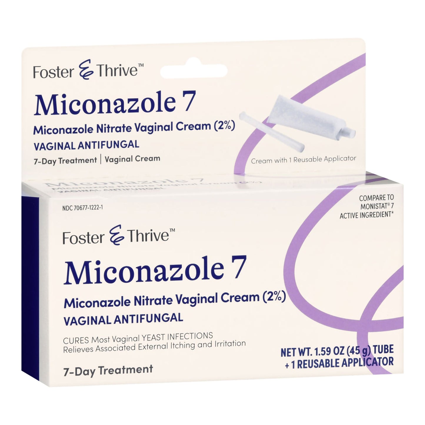 MICONAZOLE 7, CRM FT W/RUSBL APPL1.59OZ