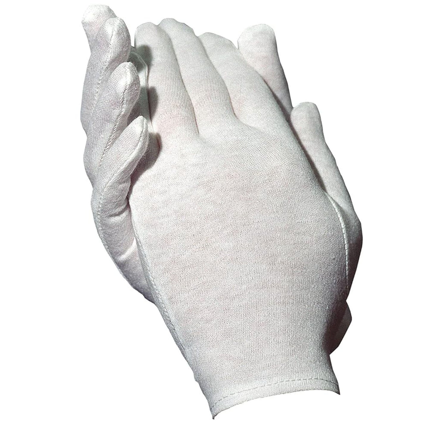 GLOVE, COTTON ELEGANT WHT MED 7 1/2"-8 1/2"
