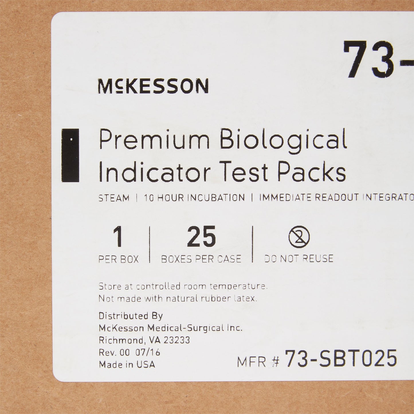 TEST PACK, STM BI W/25 CONTROLS (25/CS)