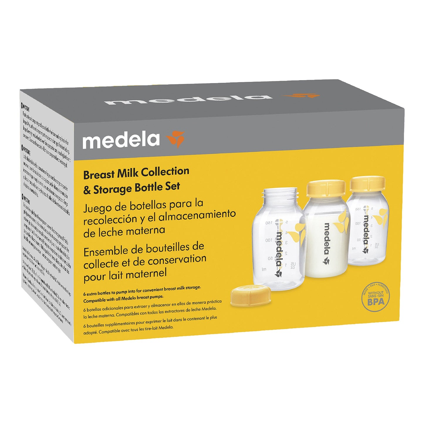 BOTTLE SET, BREAST MILK COLLECTION & STORAGE (6/ST 2ST/CS