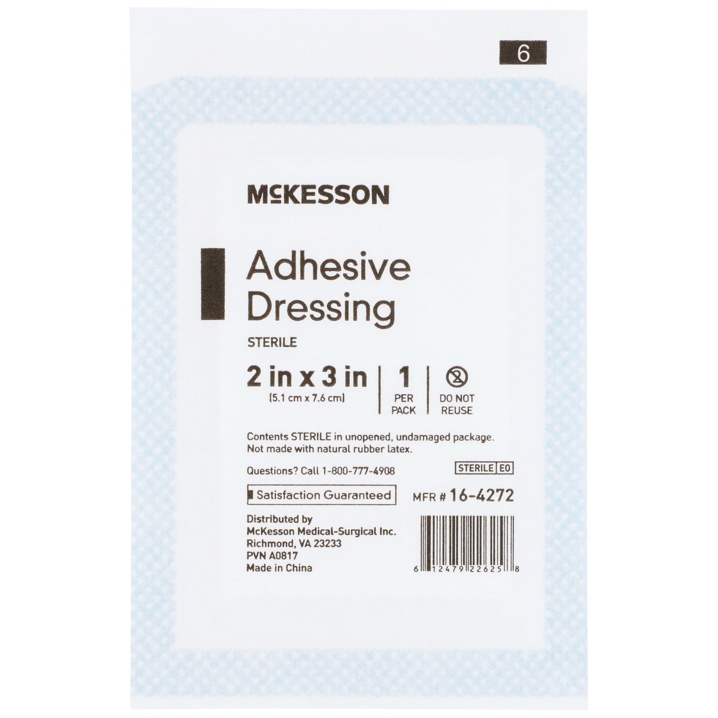 DRESSING, WOUND ADH STR 2"X3" (100/BX 24BX/CS)