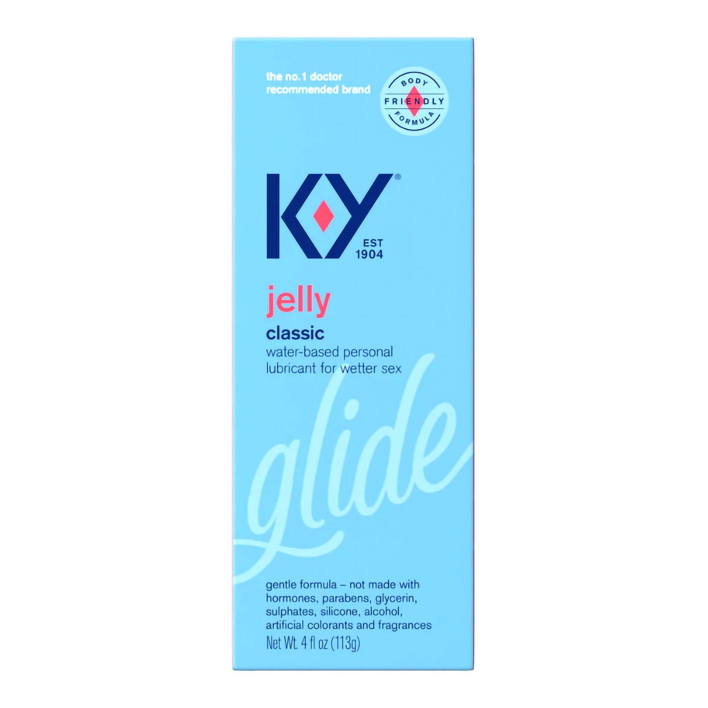 LUBRICATING JELLY, K-Y 4OZ TUBE