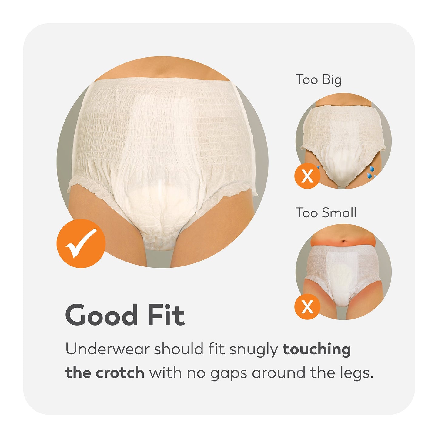 UNDERWEAR, TRANQUILITY OVERNT SM 22"-36" (20/BG 4BG/CS)