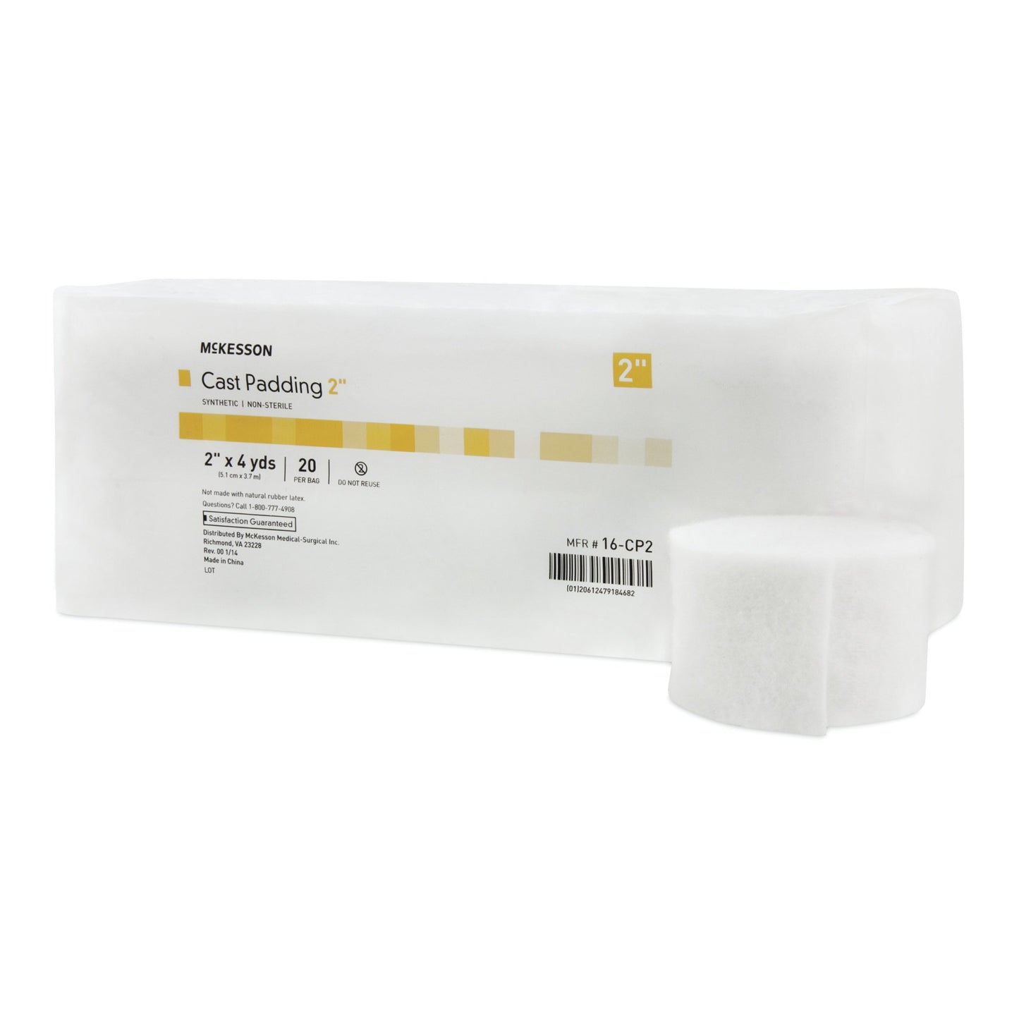 PADDING, CAST SYN 2"X4YDS (20RL/BG 4BG/CS)