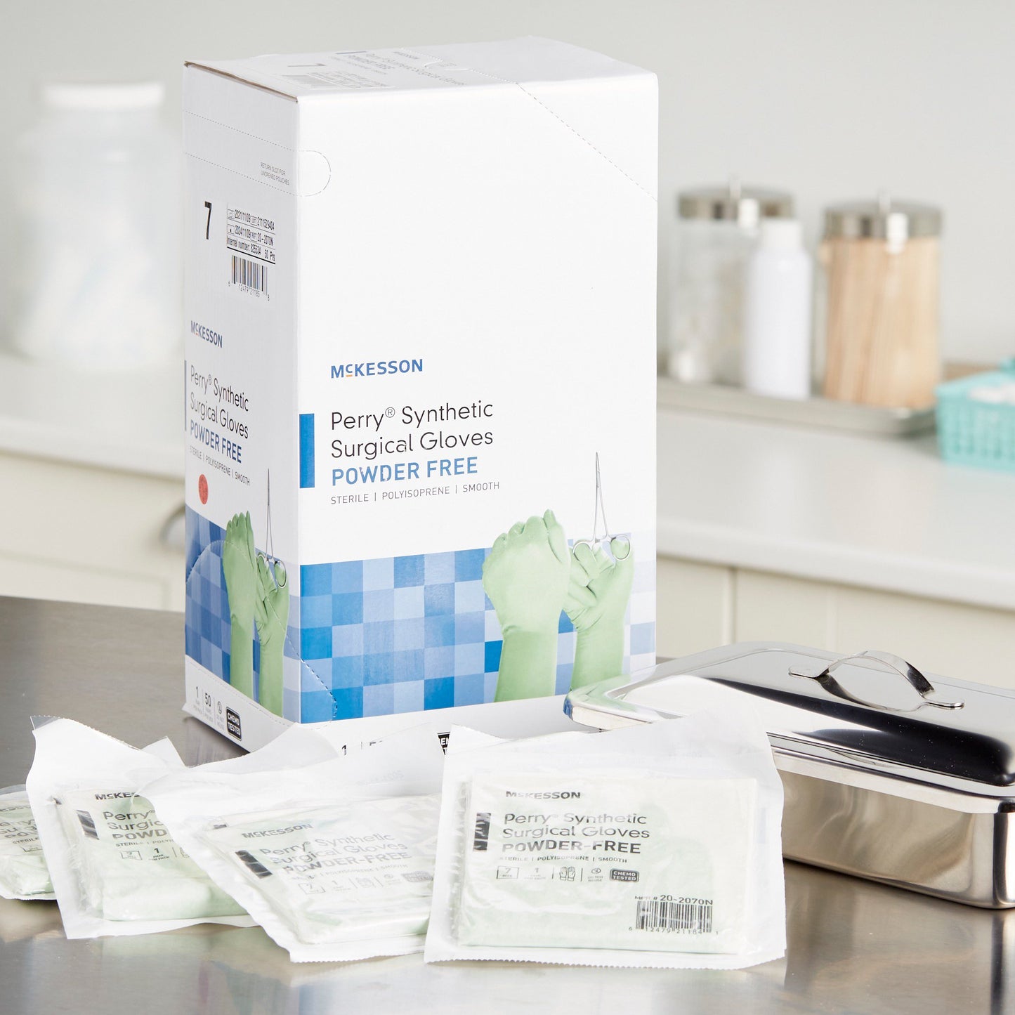 GLOVE, SURG PLYISO 7.0 STR2 SMTH CHEMO (50PR/BX 4BX/CS)