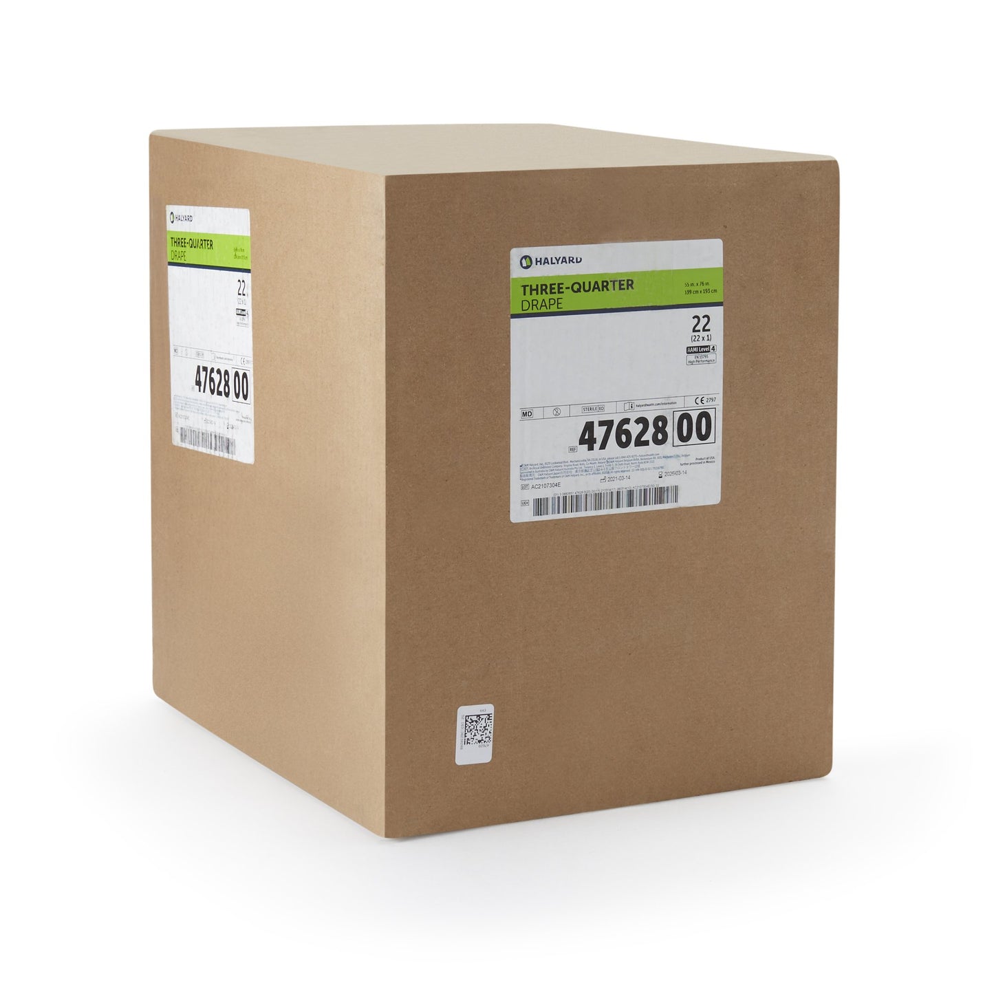 DRAPE, SURG THREE-QUARTER 55"X76" (22/CS)
