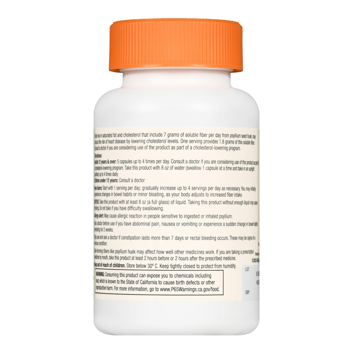 FIBER LAXATIVE, CAP FT SM (160/EA)